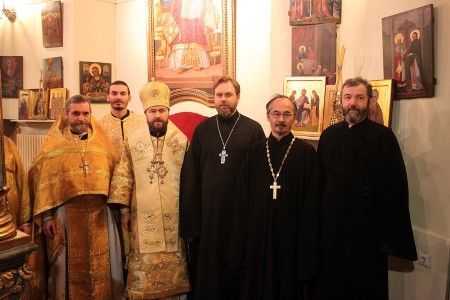 визит 3 мая 2014 года митрополита Илариона в Будапешт